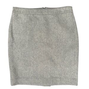 J. Crew Classic Gray Pencil Skirt